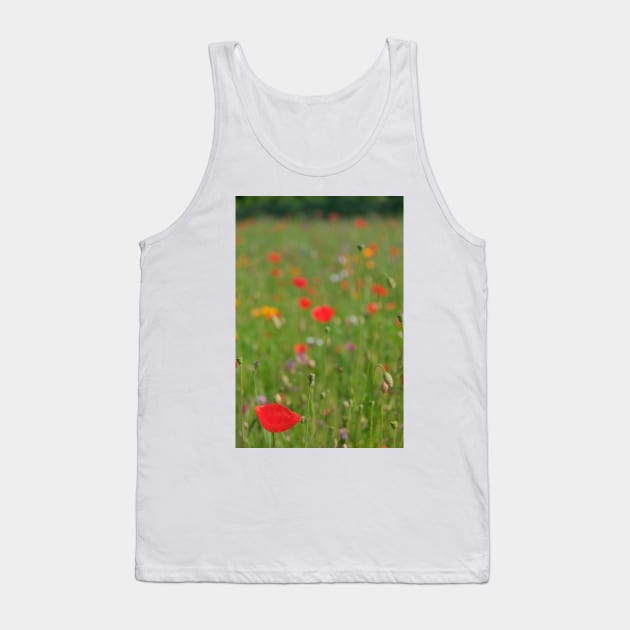 Dreamy wild flower garden Tank Top by stevepaint